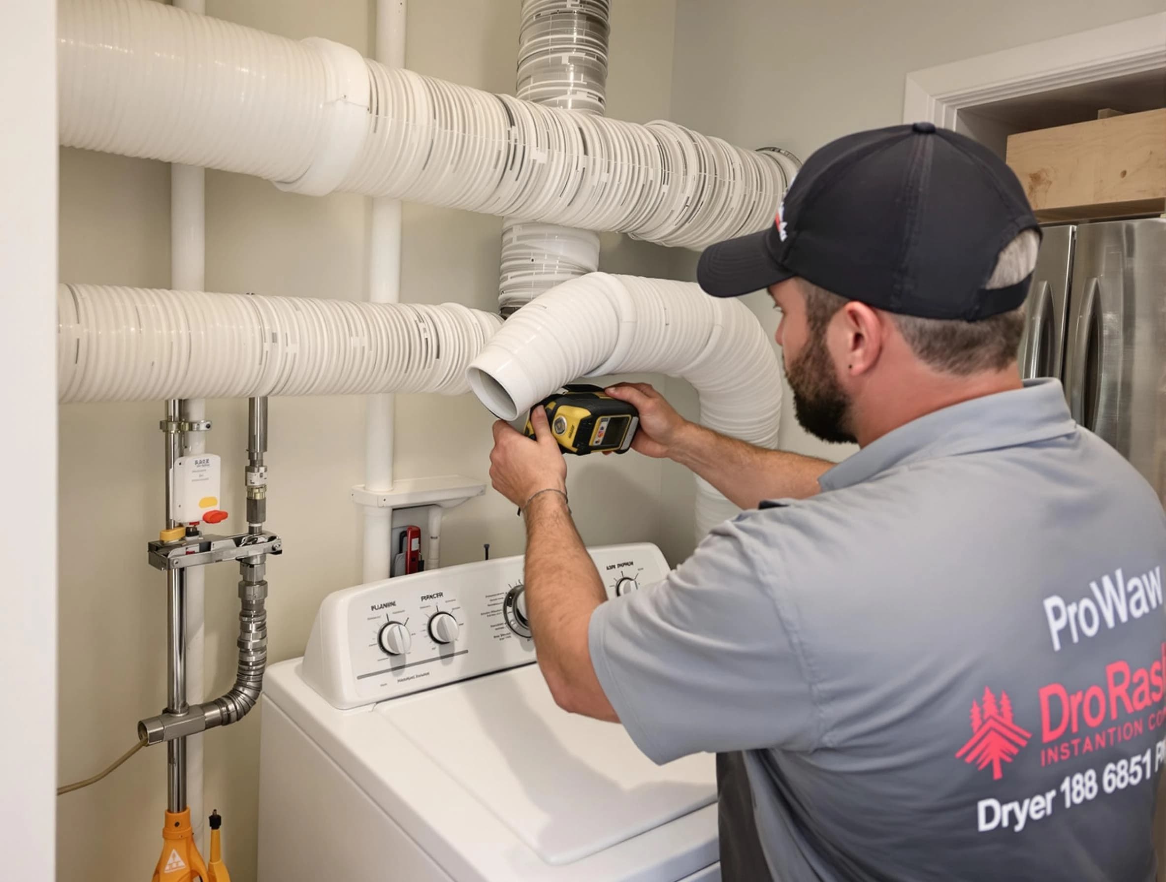 Professional dryer vent hose installation by Mapleton Dryer Vent Cleaning in Mapleton