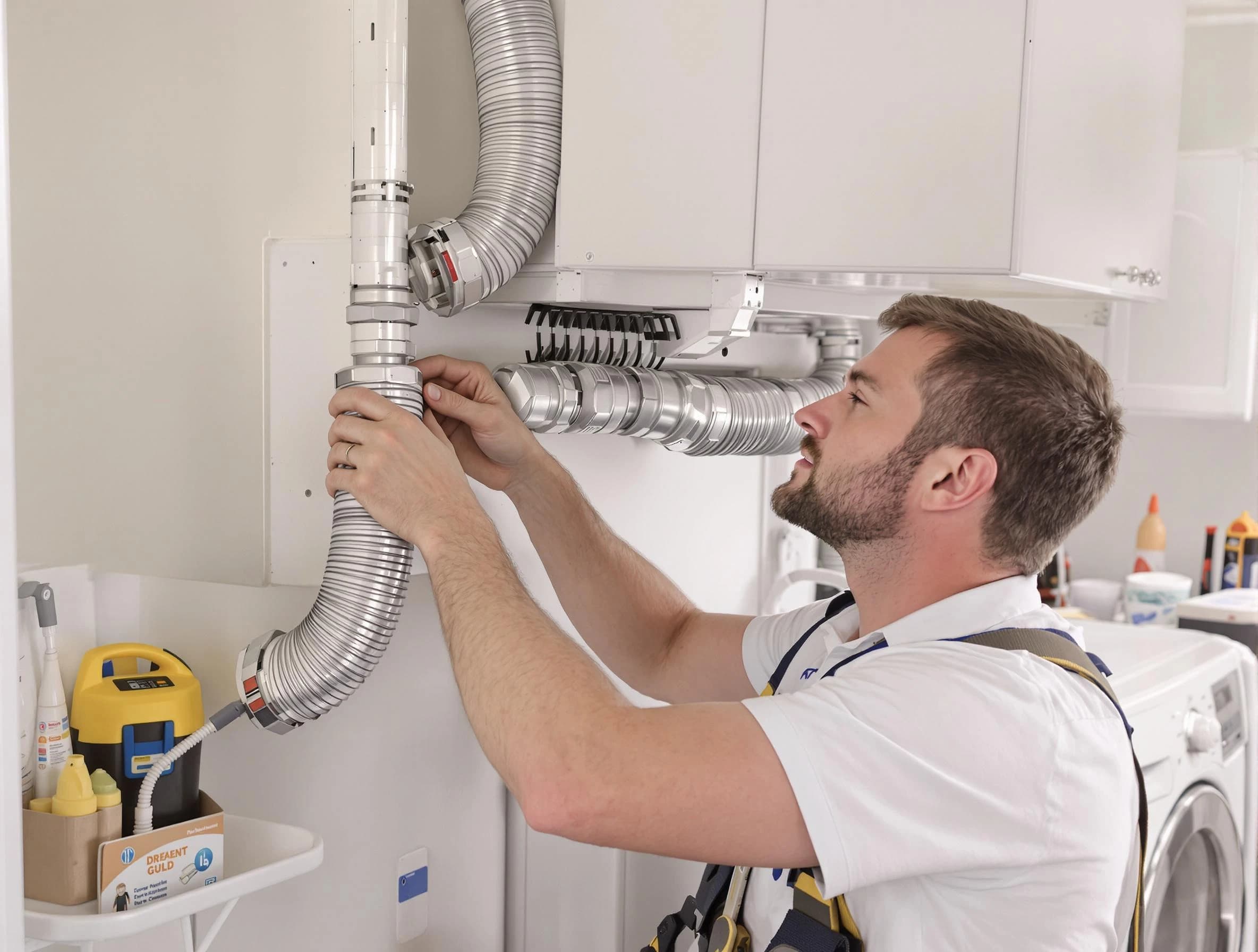 Professional dryer vent repair and installation by Mapleton Dryer Vent Cleaning in Mapleton