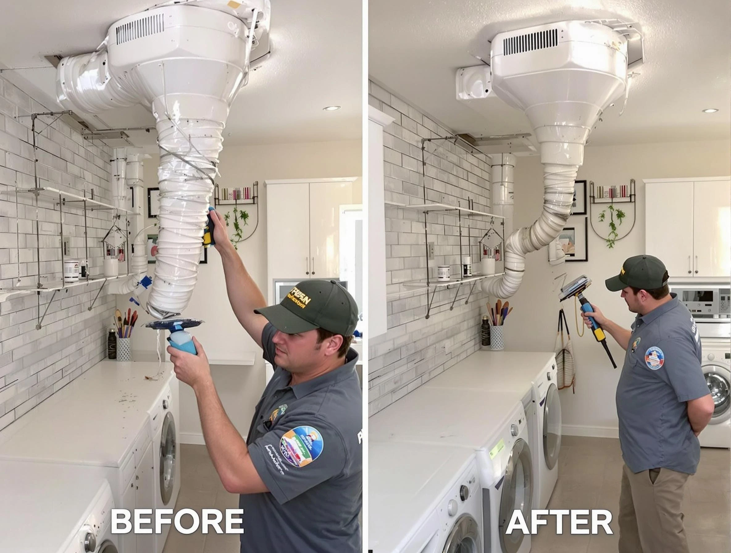 Professional dryer exhaust vent cleaning by Mapleton Dryer Vent Cleaning in Mapleton